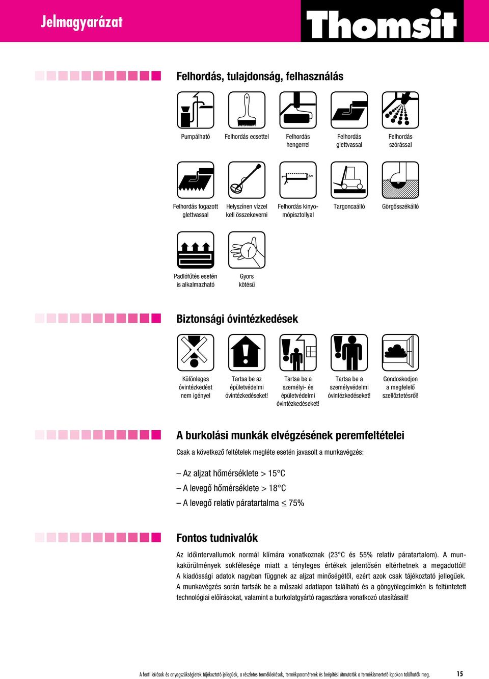 épületvédelmi óvintézkedéseket! Tartsa be a személyi- és épületvédelmi óvintézkedéseket! Tartsa be a személyvédelmi óvintézkedéseket! Gondoskodjon a megfelelô szellôztetésrôl!