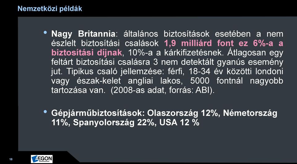 Átlagosan egy feltárt biztosítási csalásra 3 nem detektált gyanús esemény jut.