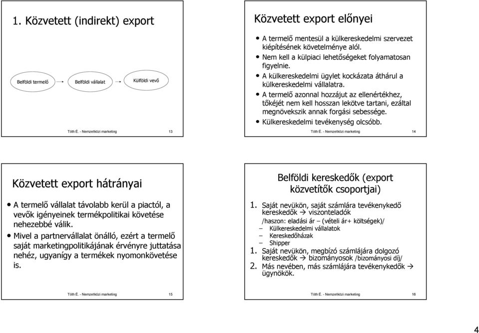 A külkereskedelmi ügylet kockázata áthárul a külkereskedelmi vállalatra.