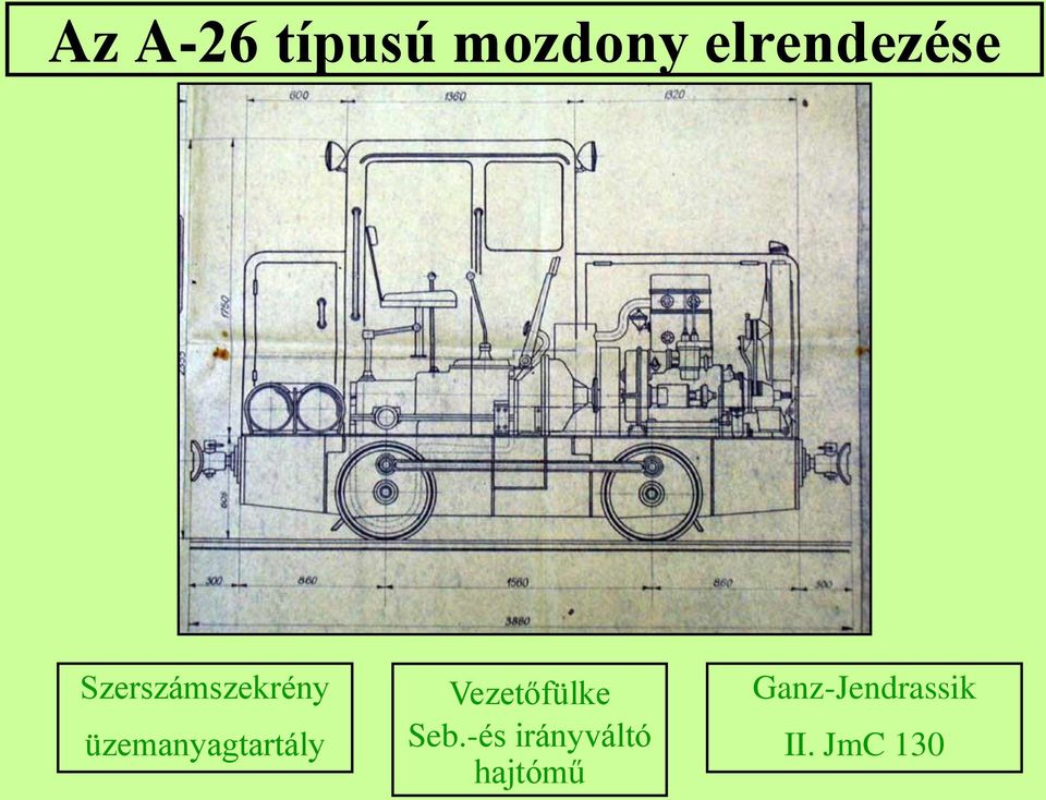 üzemanyagtartály Vezetőfülke Seb.