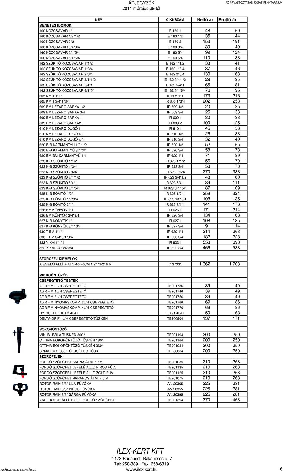 3/4*1/2 E 162 3/4*1/2 28 35 162 SZŰKITŐ KÖZCSAVAR 5/4*1 E 162 5/4*1 65 81 162 SZŰKITŐ KÖZCSAVAR 6/4*5/4 E 162 6/4*5/4 76 95 605 KM T 1*1*1 IR 605 1*1 173 216 605 KM T 3/4*1*3/4 IR 605 1*3/4 202 253