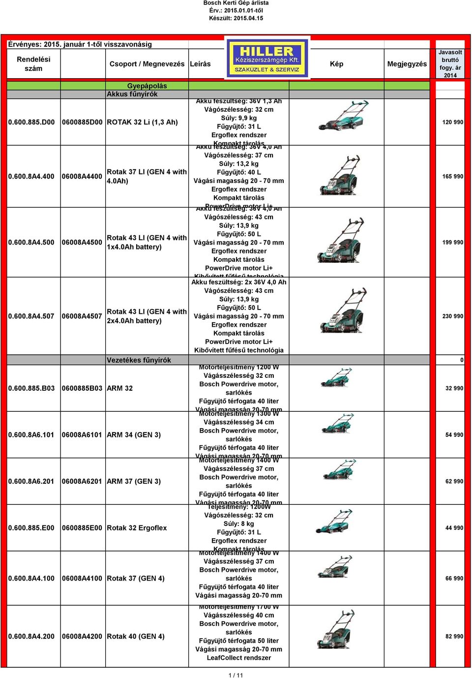 Ah battery) Akku feszültség: 36V 1,3 Ah Vágószélesség: 32 cm Súly: 9,9 Fűgyűjtő: 31 L Ergoflex rendszer Kompakt tárolás Akku feszültség: 36V 4, Ah Vágószélesség: 37 cm Súly: 13,2 Fűgyűjtő: 4 L Vágási