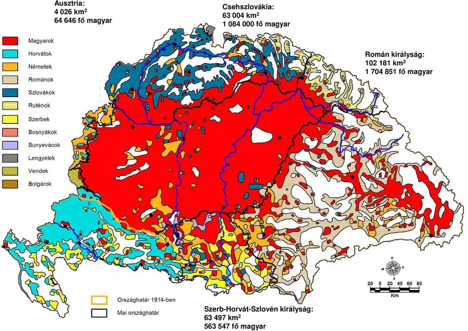 Román királyság: 102 181 km 2 1 704 851 fő