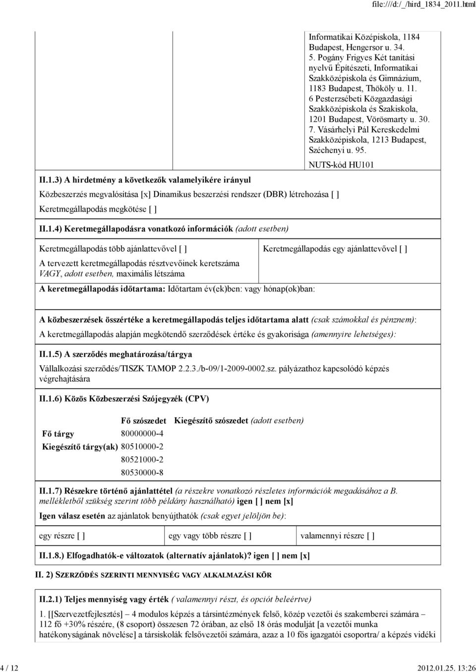 30. 7. Vásárhelyi Pál Kereskedelmi Szakközépiskola, 12