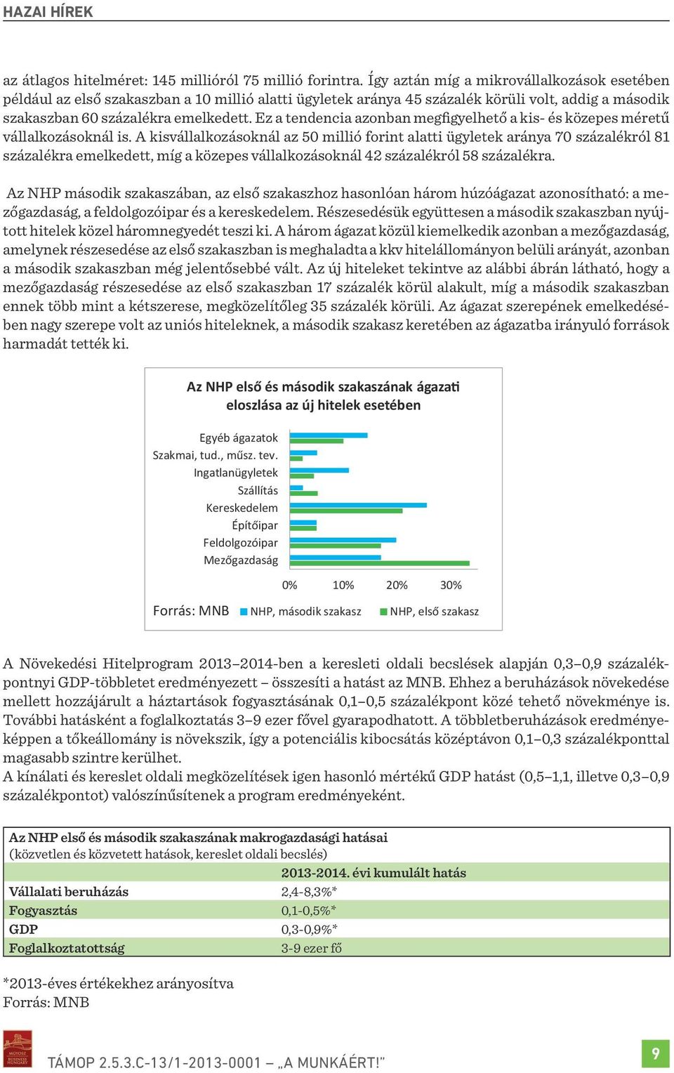 Ez a tendencia azonban megfigyelhető a kis- és közepes méretű vállalkozásoknál is.