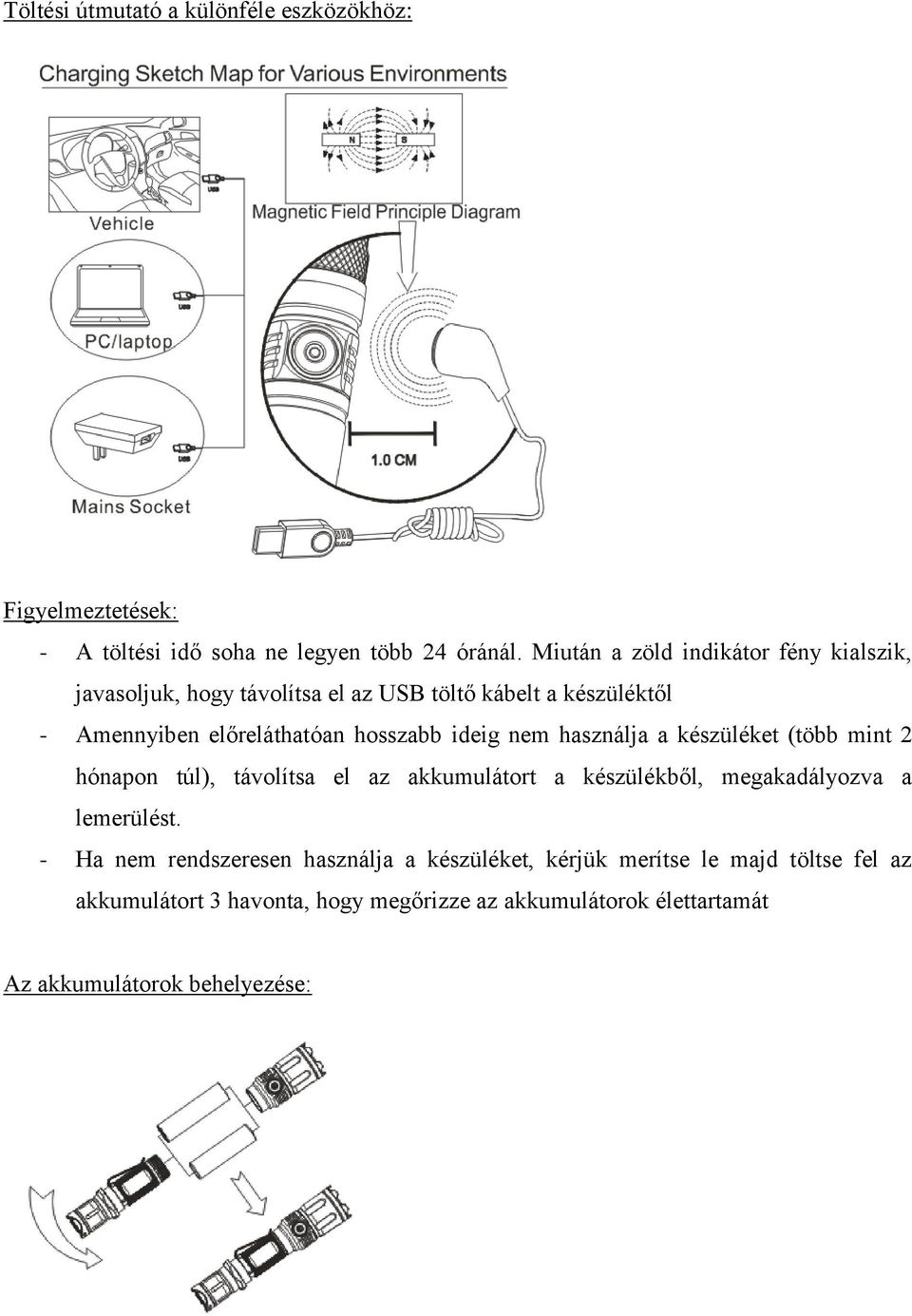 ideig nem használja a készüléket (több mint 2 hónapon túl), távolítsa el az akkumulátort a készülékből, megakadályozva a lemerülést.