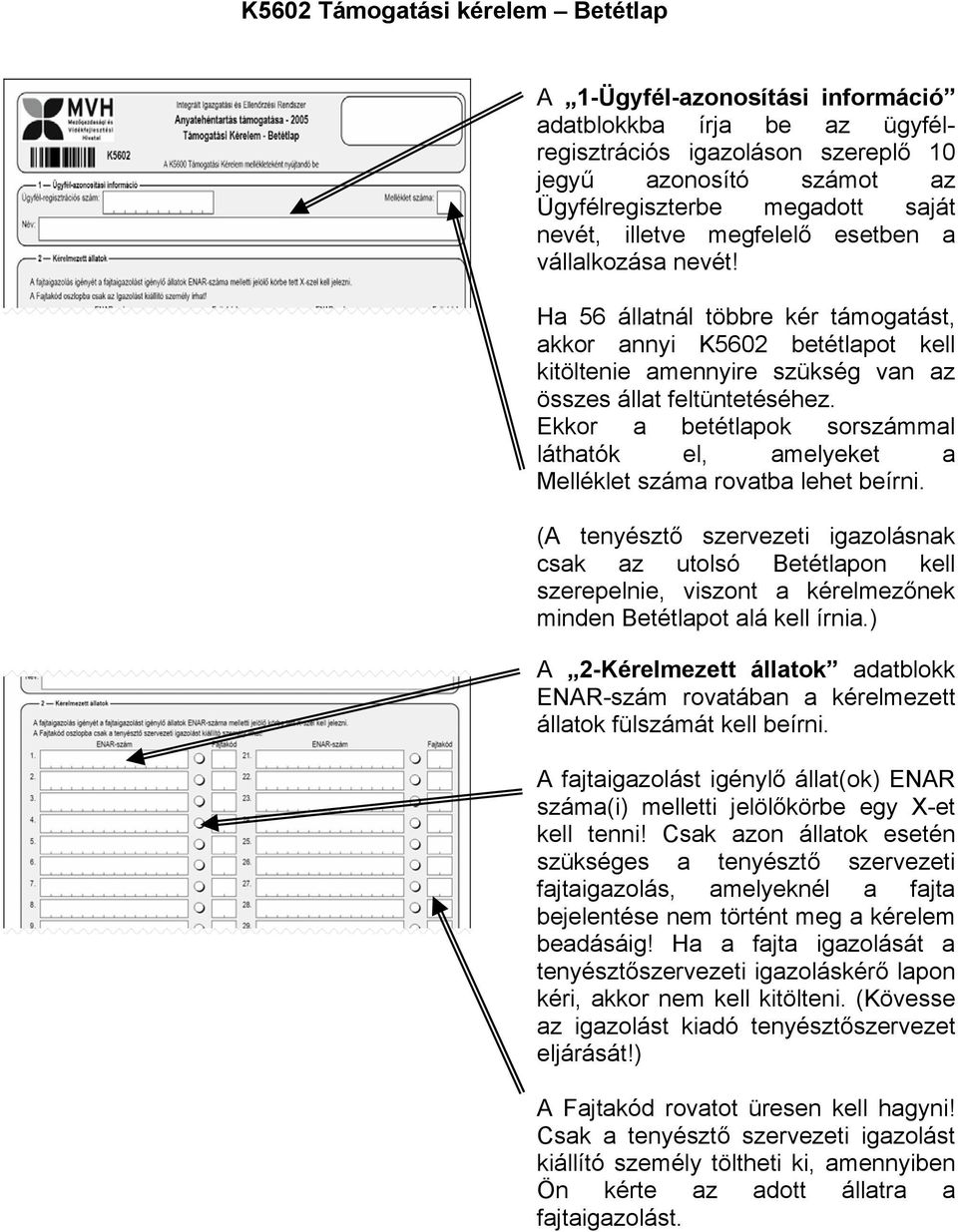 Ekkor a betétlapok sorszámmal láthatók el, amelyeket a Melléklet száma rovatba lehet beírni.