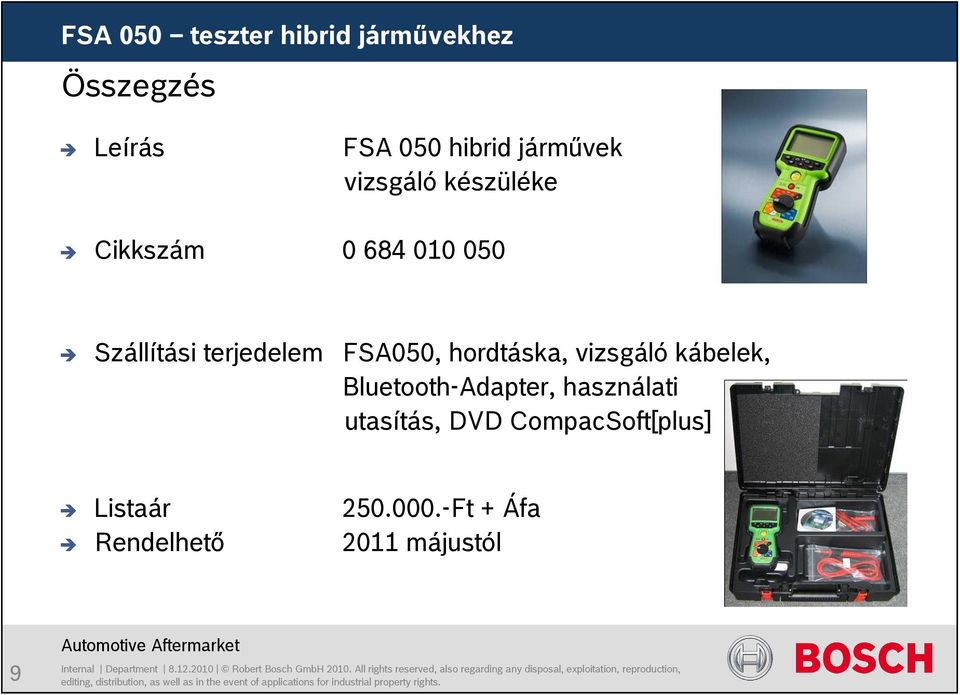 vizsgáló kábelek, Bluetooth-Adapter, használati utasítás, DVD