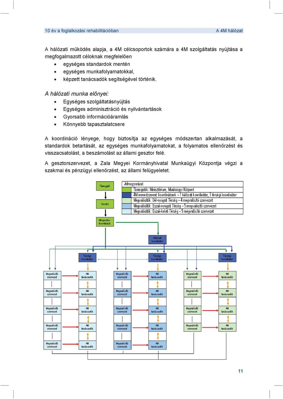 Egységes szolgáltatásnyjtás Egységes adminisztráció és nyilvántartások Gyorsabb információáramlás Könnyebb tapasztalatcsere A koordináció lényege, hogy biztosítja az egységes