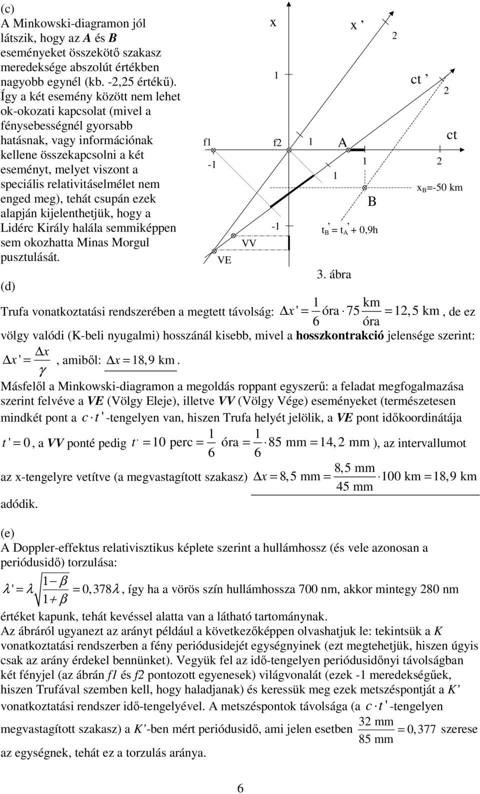 relativitáselmélet nem enged meg) tehát csupán ezek alapján kijelenthetjük hogy a Lidérc Király halála semmiképpen sem okozhatta Minas Morgul pusztulását. f - 3.