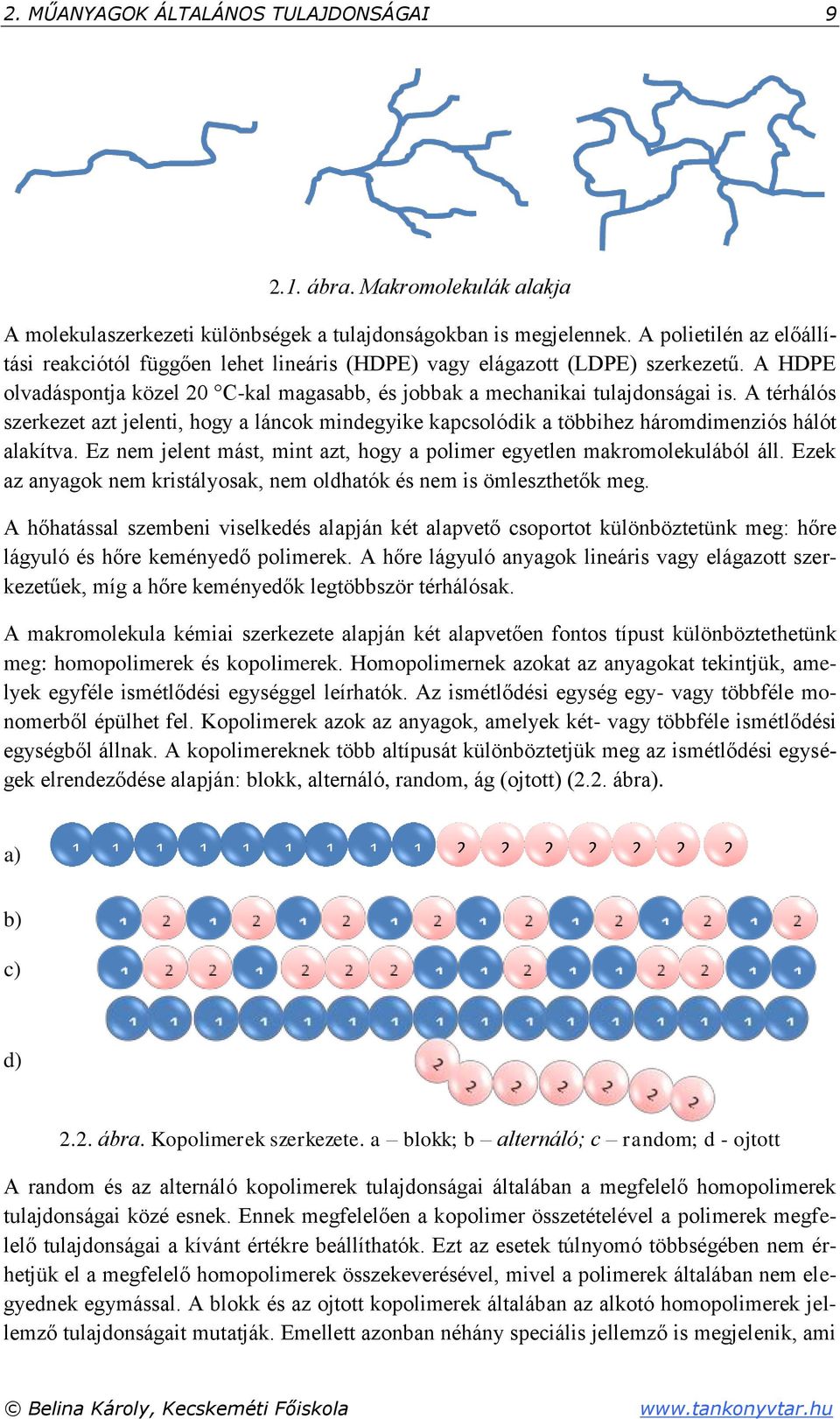 A térhálós szerkezet azt jelenti, hogy a láncok mindegyike kapcsolódik a többihez háromdimenziós hálót alakítva. Ez nem jelent mást, mint azt, hogy a polimer egyetlen makromolekulából áll.