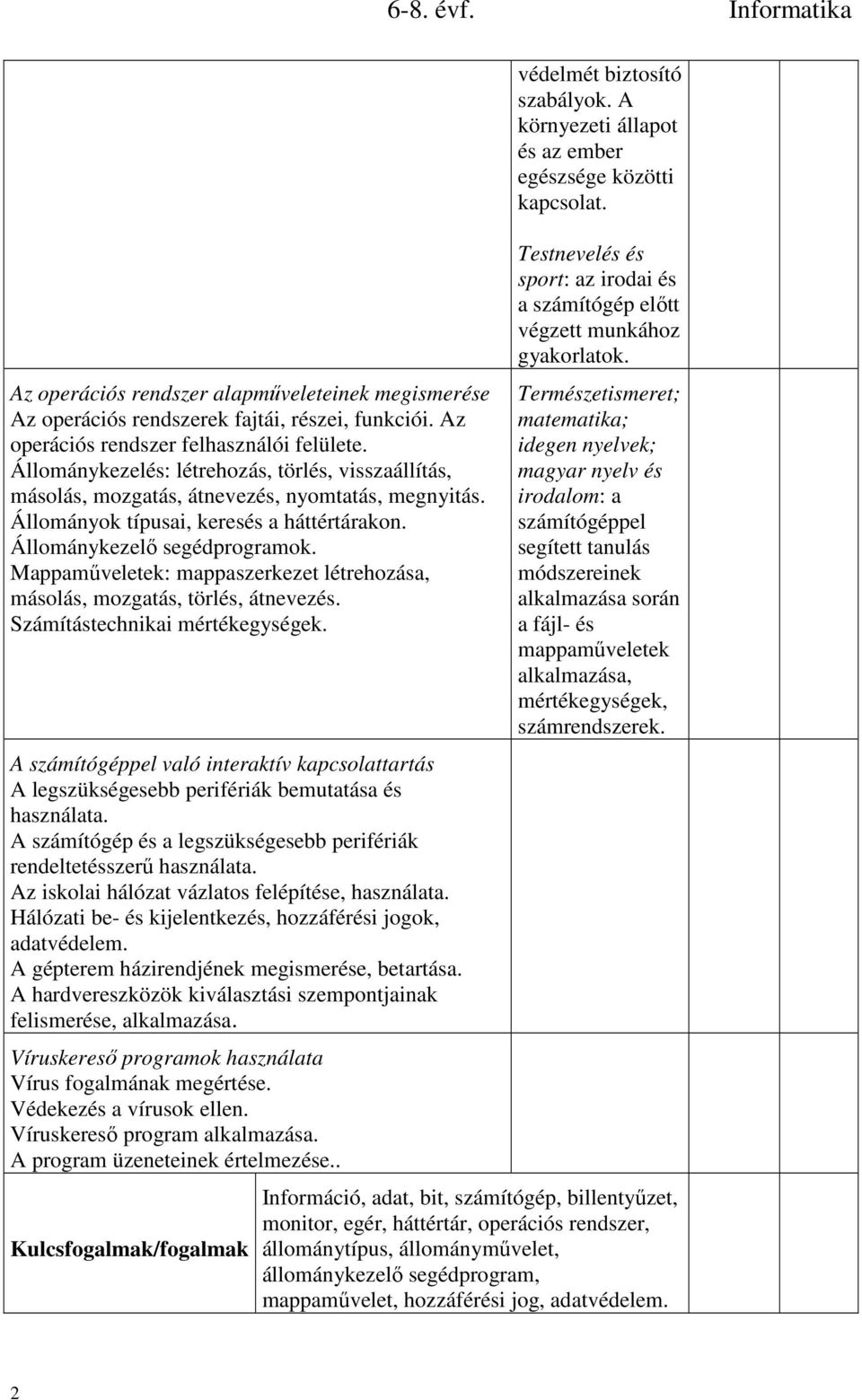 Mappaműveletek: mappaszerkezet létrehozása, másolás, mozgatás, törlés, átnevezés. Számítástechnikai mértékegységek.