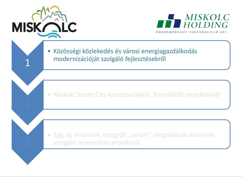 City Koncepciójáról, formálódó projektekről 3 Egy, az