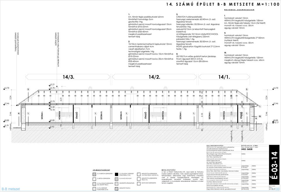 gömbölyű szemű mosott kavicságyazat cm tömörítve Ø-22mm gömbölyű szemű mosott kavicságyazat 20cm tömörítve Ø20-40mm 2.