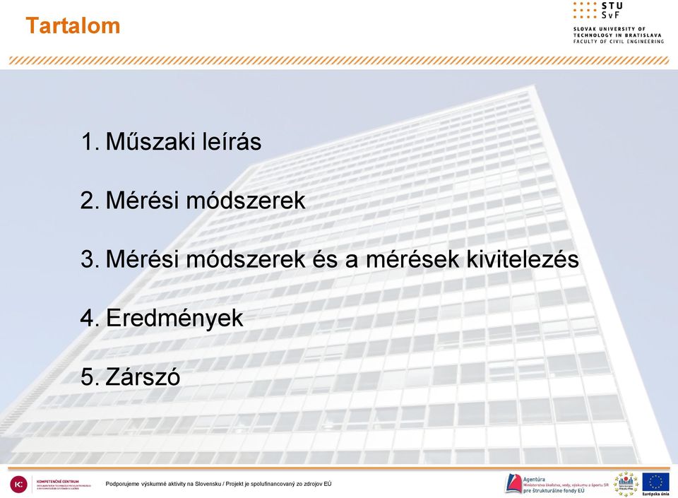 Mérési módszerek és a