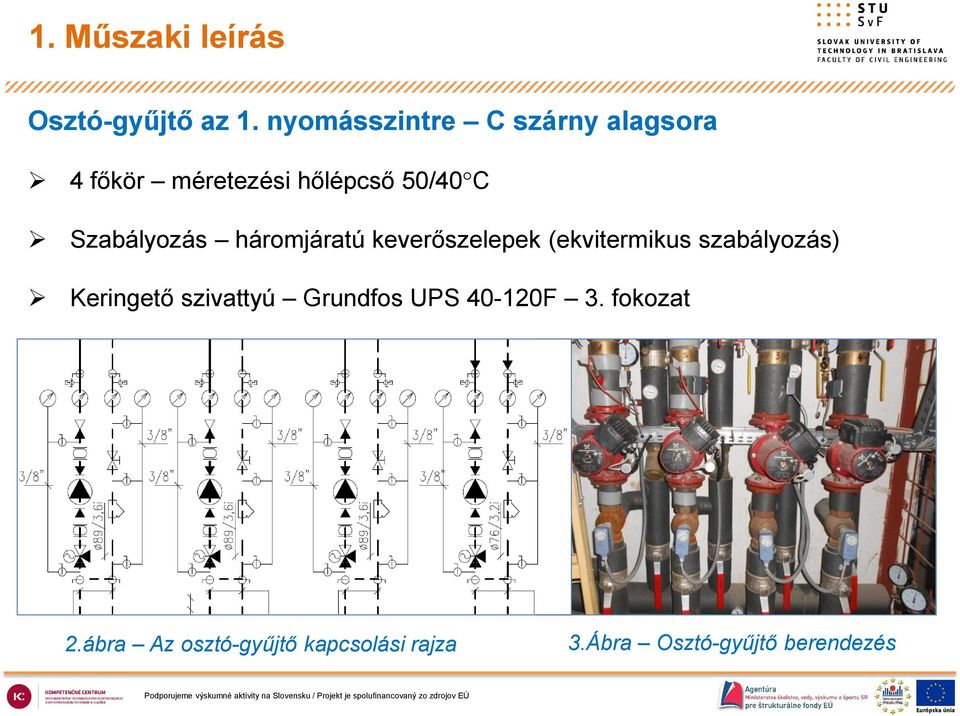 Szabályozás háromjáratú keverőszelepek (ekvitermikus szabályozás)