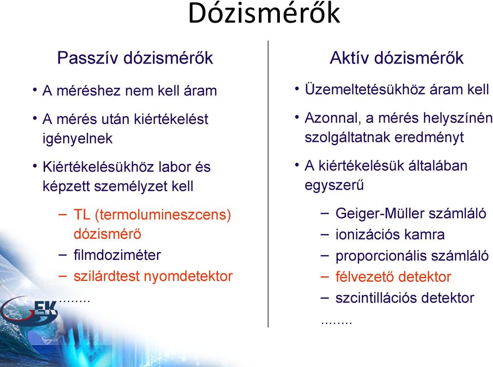 személyzet kell A kiértékelésük általában egyszerű TL (termolumineszcens) dózismérő filmdoziméter szilárdtest