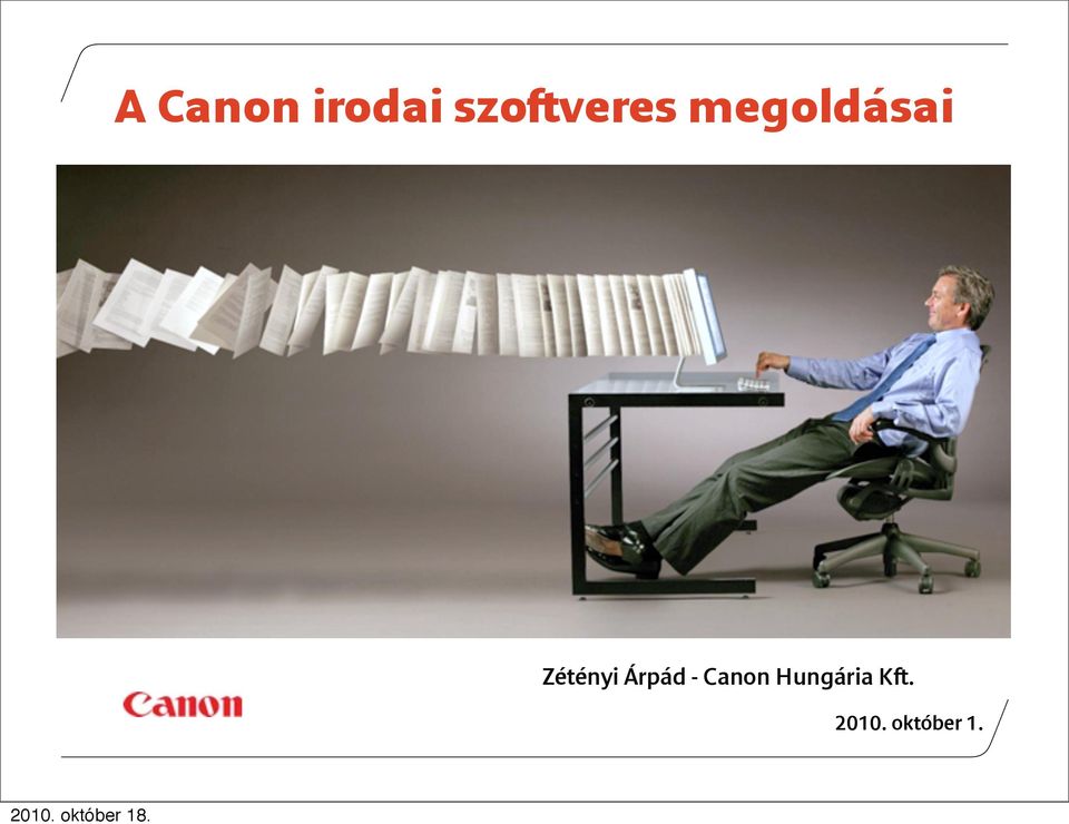 Zétényi Árpád - Canon