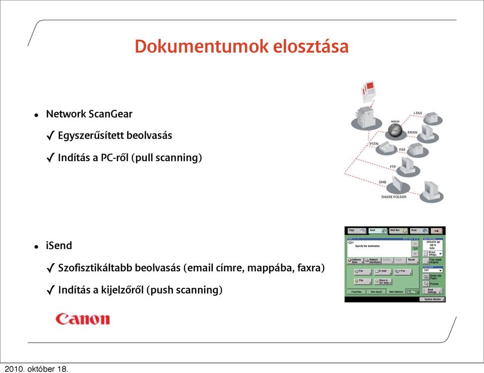 These solutions replace traditional methods of distribution such as mail, fax and courier, to deliver instantaneous, zero cost, secure distribution of documents across your existing network