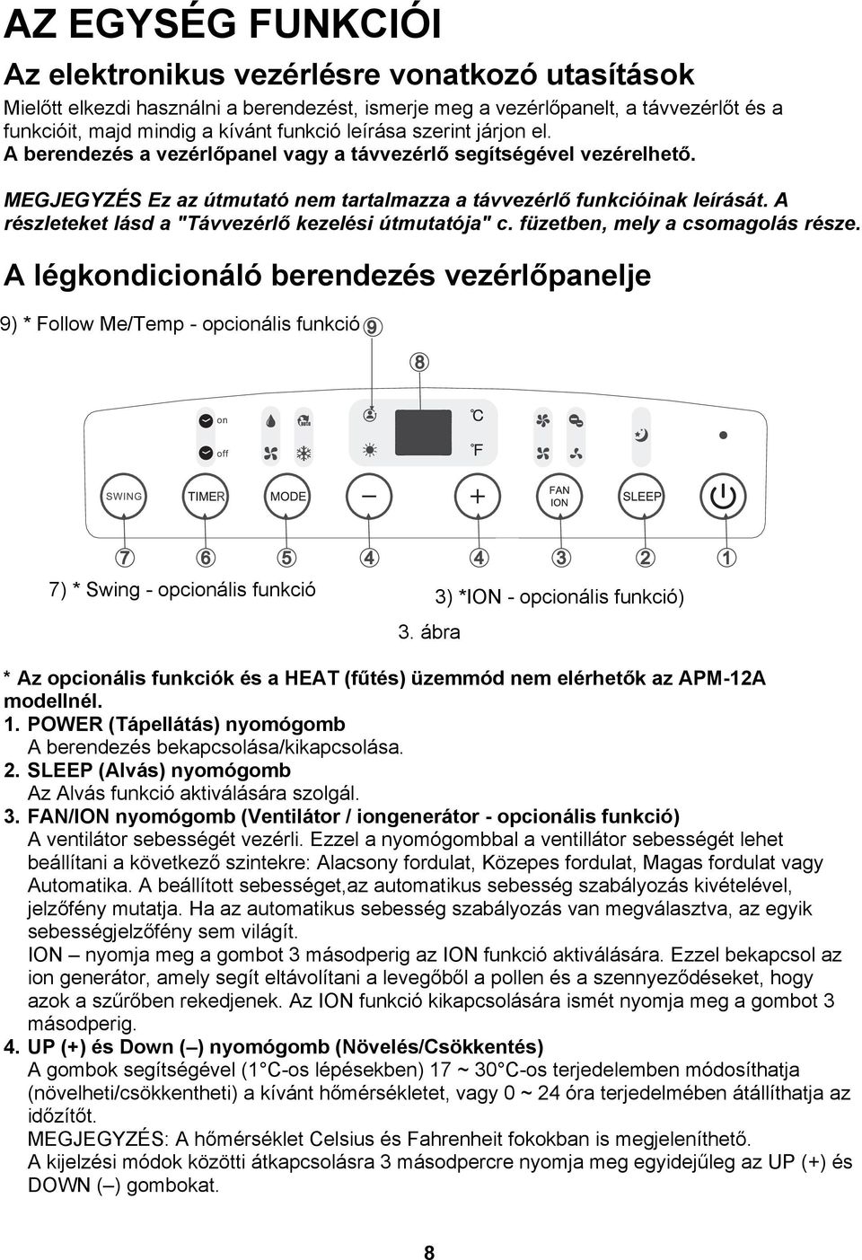 A részleteket lásd a "Távvezérlő kezelési útmutatója" c. füzetben, mely a csomagolás része.