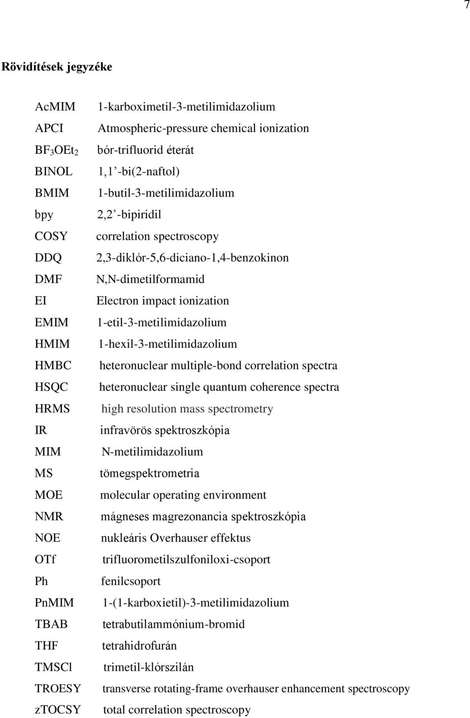 N,N-dimetilformamid Electron impact ionization 1-etil-3-metilimidazolium 1-hexil-3-metilimidazolium heteronuclear multiple-bond correlation spectra heteronuclear single quantum coherence spectra high