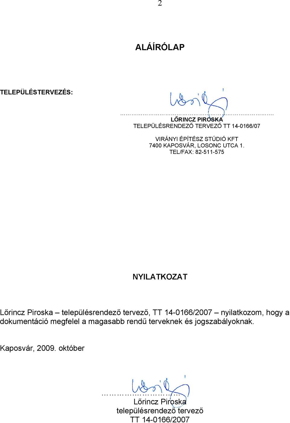 LOSONC UTCA 1.