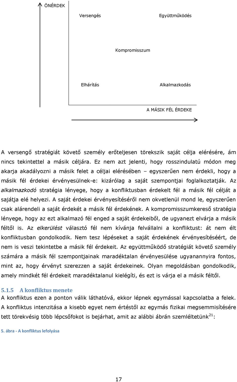 Ez nem azt jelenti, hogy rosszindulatú módon meg akarja akadályozni a másik felet a céljai elérésében egyszerűen nem érdekli, hogy a másik fél érdekei érvényesülnek-e: kizárólag a saját szempontjai