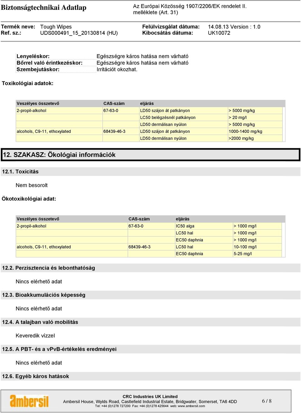 alcohols, C9-11