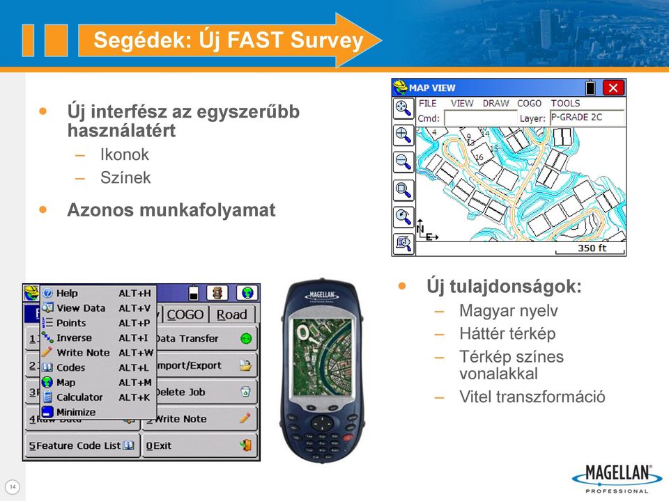 munkafolyamat Új tulajdonságok: Magyar nyelv