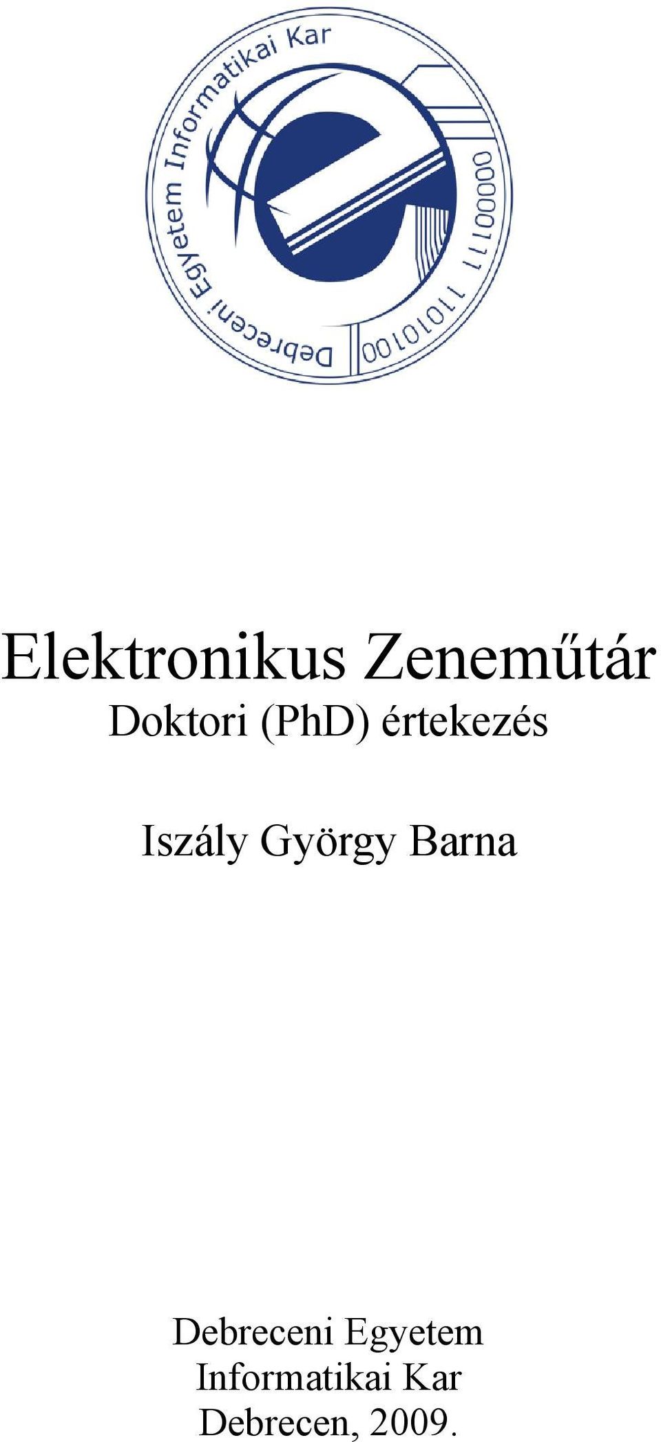 Iszály György Barna Debreceni