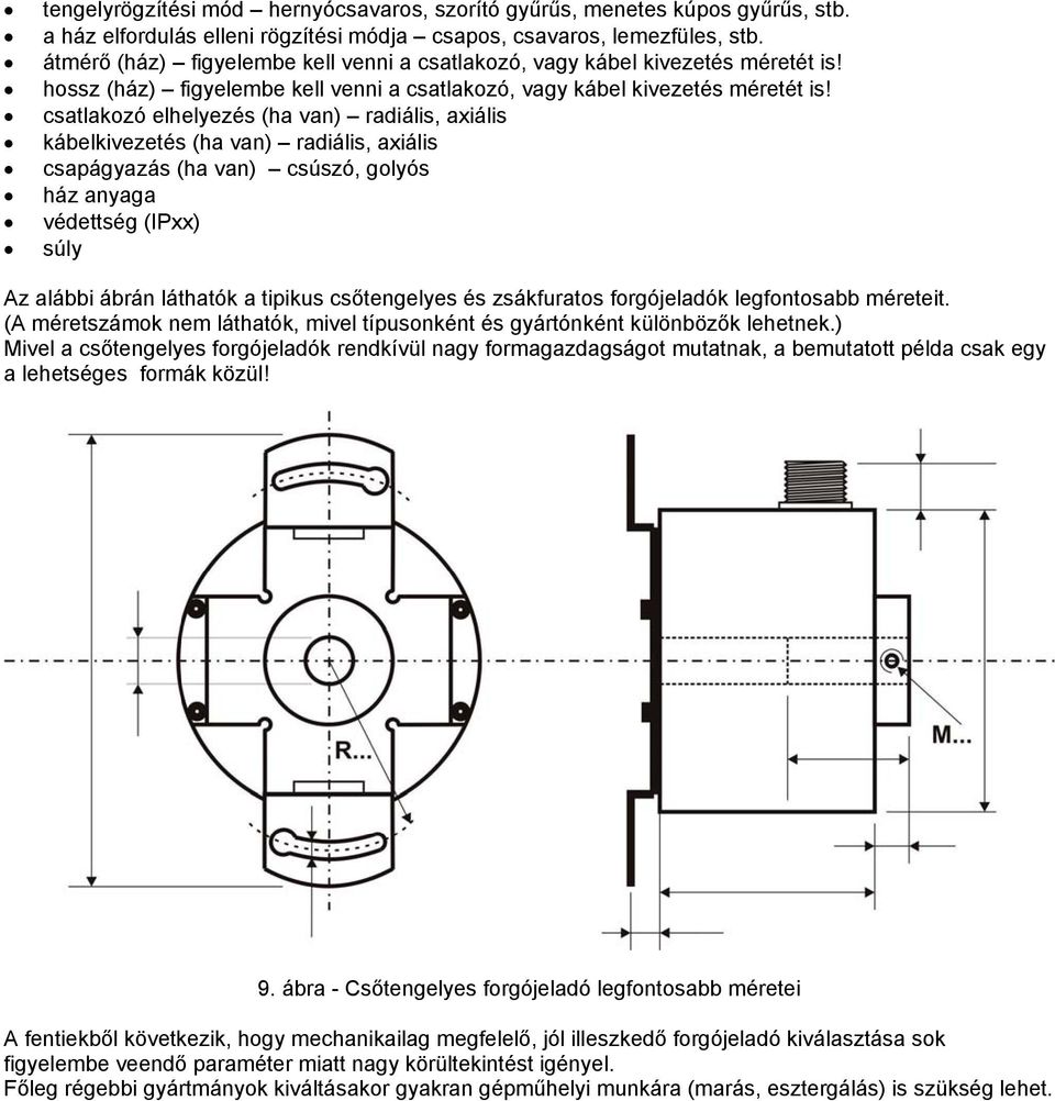 csatlakozó elhelyezés (ha van) radiális, axiális kábelkivezetés (ha van) radiális, axiális csapágyazás (ha van) csúszó, golyós ház anyaga védettség (IPxx) súly Az alábbi ábrán láthatók a tipikus