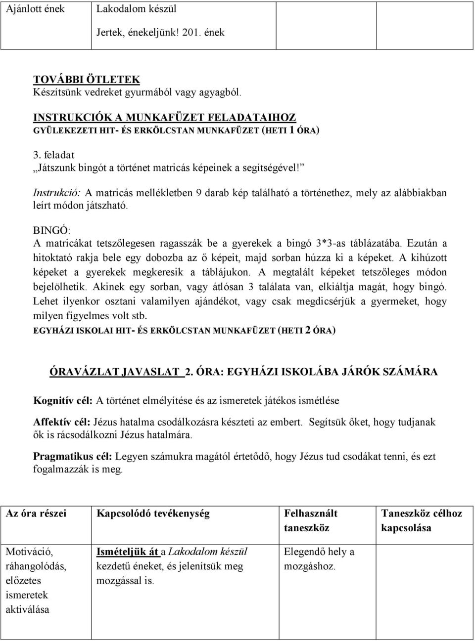 Instrukció: A matricás mellékletben 9 darab kép található a történethez, mely az alábbiakban leírt módon játszható.