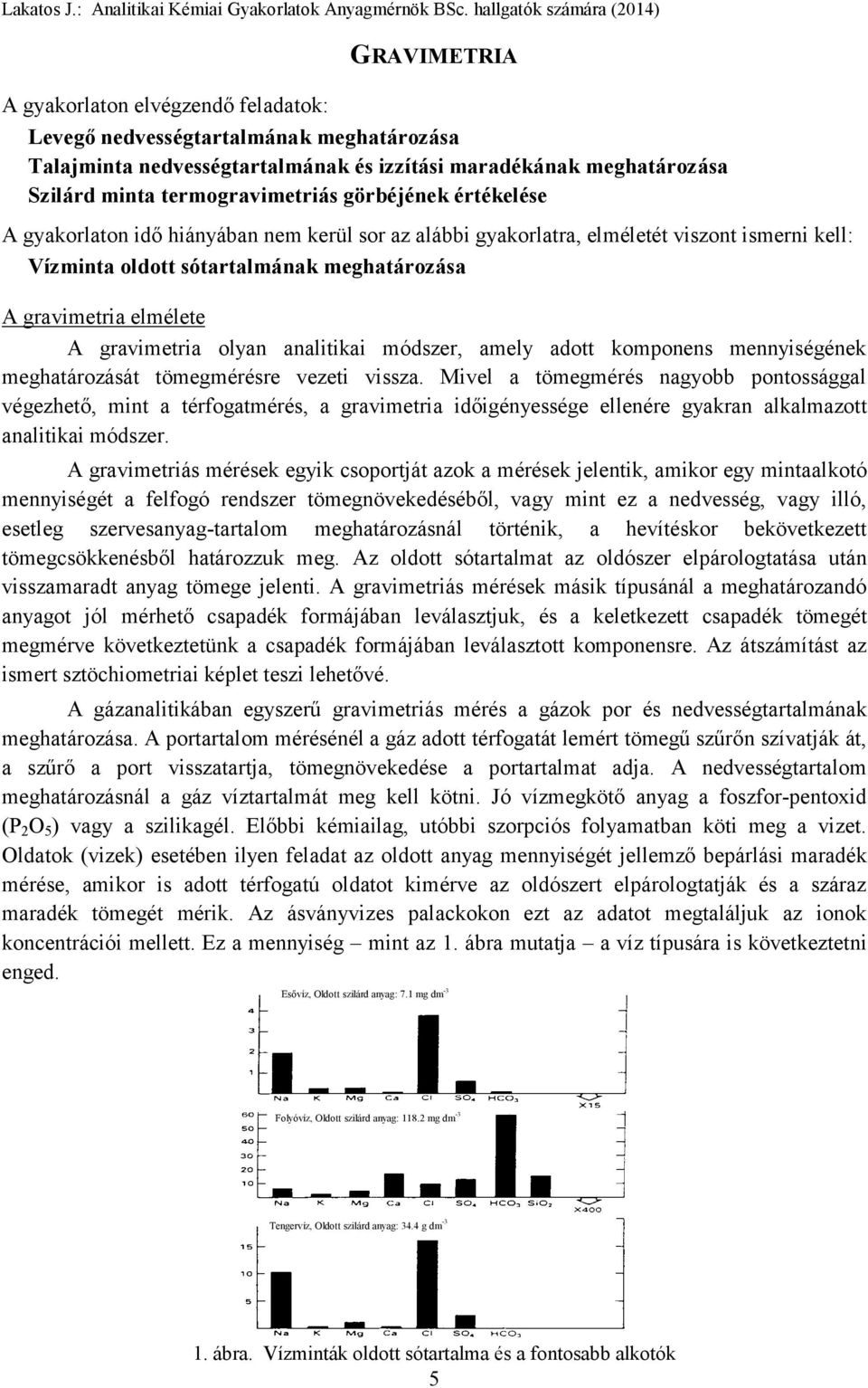 olyan analitikai módszer, amely adott komponens mennyiségének meghatározását tömegmérésre vezeti vissza.