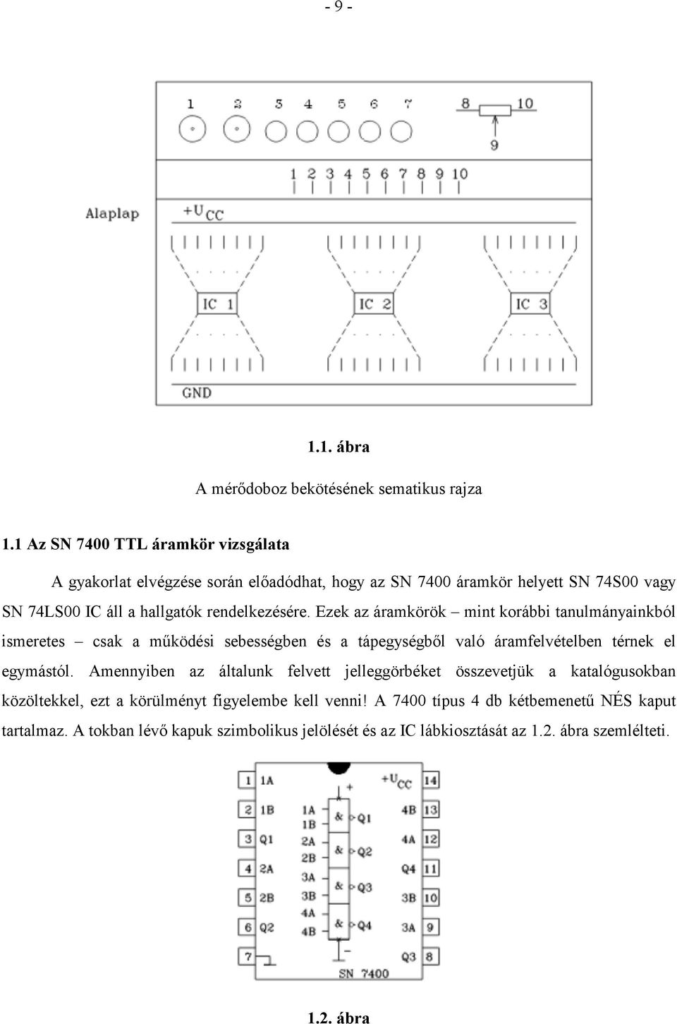 rendelkezésére. Ezek az áramkörök mint korábbi tanulmányainkból ismeretes csak a működési sebességben és a tápegységből való áramfelvételben térnek el egymástól.