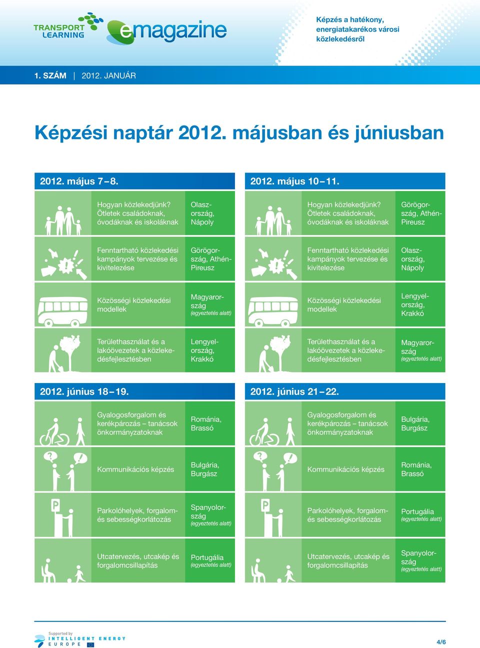 Ötletek családoknak, óvodáknak és iskoláknak Görögország, AthénPireusz Fenntartható közlekedési kampányok tervezése és kivitelezése Görögország, AthénPireusz Fenntartható közlekedési kampányok