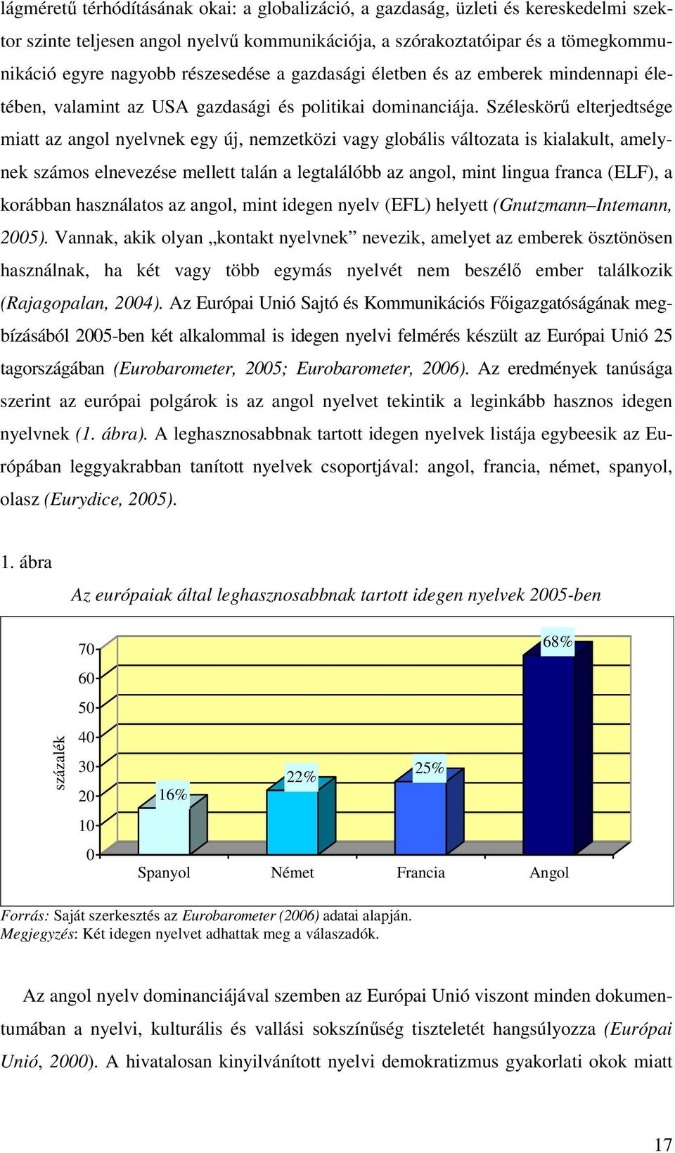 Széleskör elterjedtsége miatt az angol nyelvnek egy új, nemzetközi vagy globális változata is kialakult, amelynek számos elnevezése mellett talán a legtalálóbb az angol, mint lingua franca (ELF), a