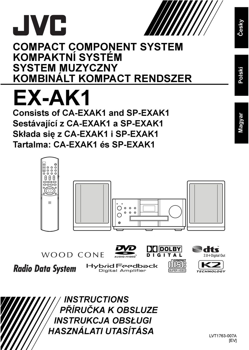 Składa się z CA-EXAK1 i SP-EXAK1 Tartalma: CA-EXAK1 és SP-EXAK1 Polski Magyar
