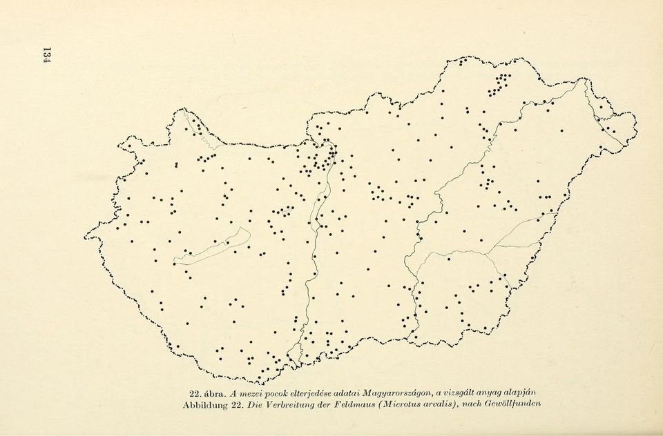 Magyarországon, a vizsgált anyag alapján