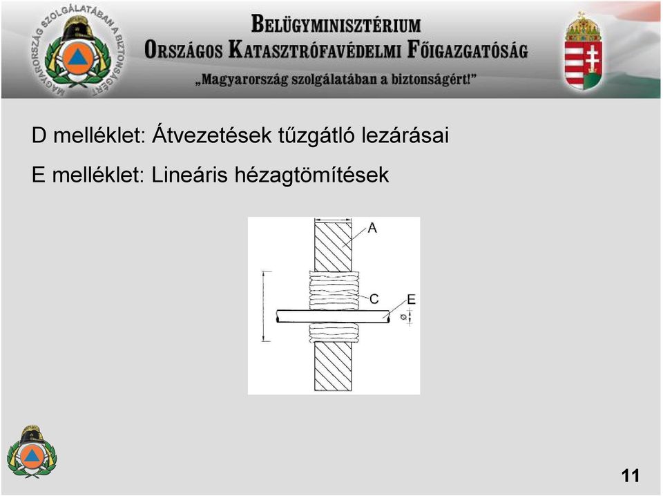 lezárásai E