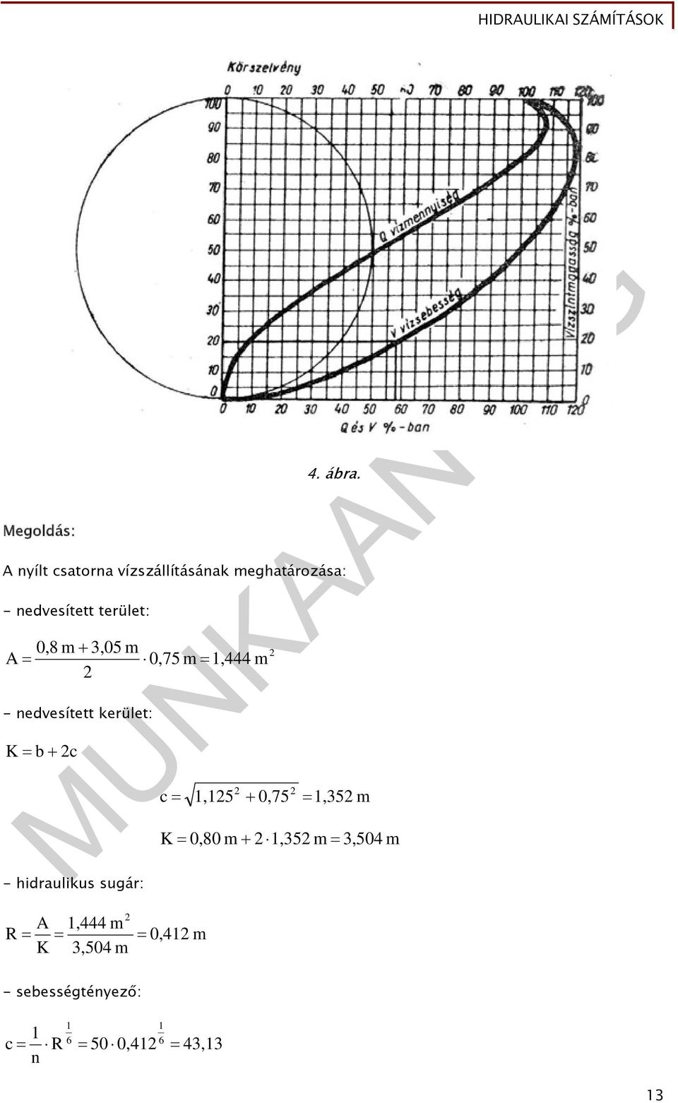 terüet: 0,8,05 A 0,75,444 - nedveített kerüet: K b c -