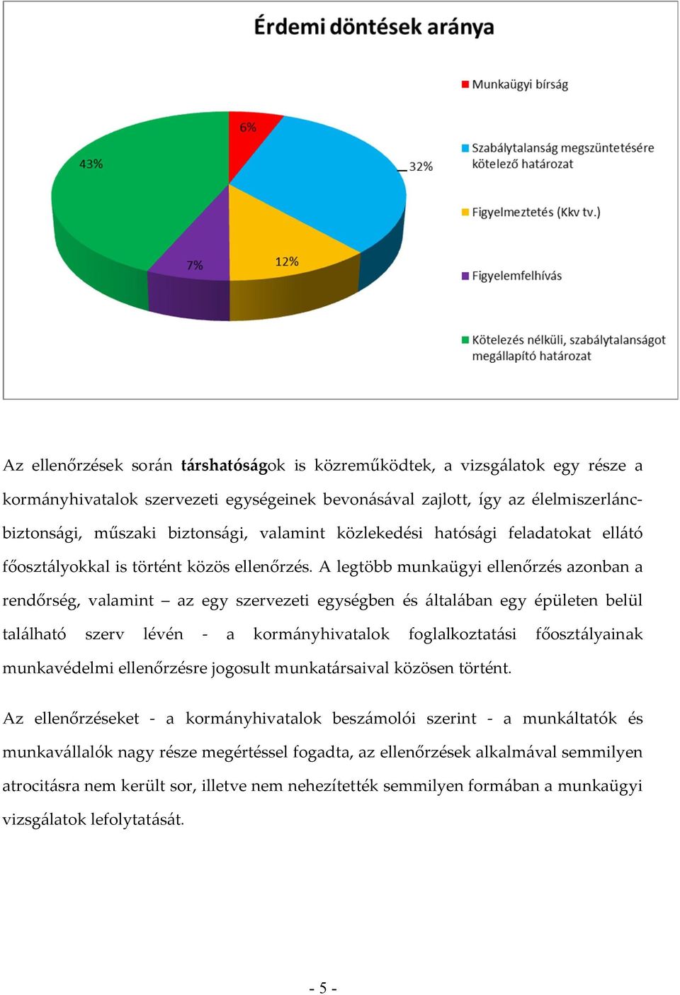 A legtöbb munkaügyi ellenőrzés azonban a rendőrség, valamint az egy szervezeti egységben és általában egy épületen belül található szerv lévén - a kormányhivatalok foglalkoztatási főosztályainak