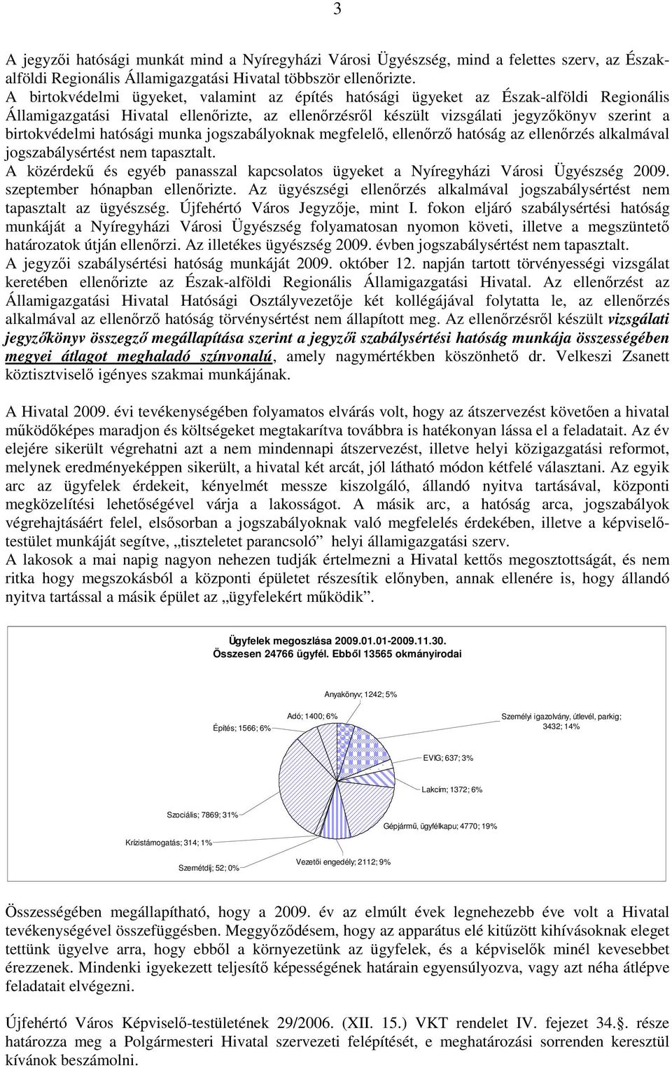 hatósági munka jogszabályoknak megfelelő, ellenőrző hatóság az ellenőrzés alkalmával jogszabálysértést nem tapasztalt.