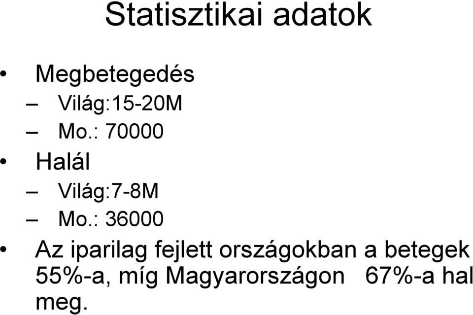 : 70000 Halál Világ:7-8M Mo.