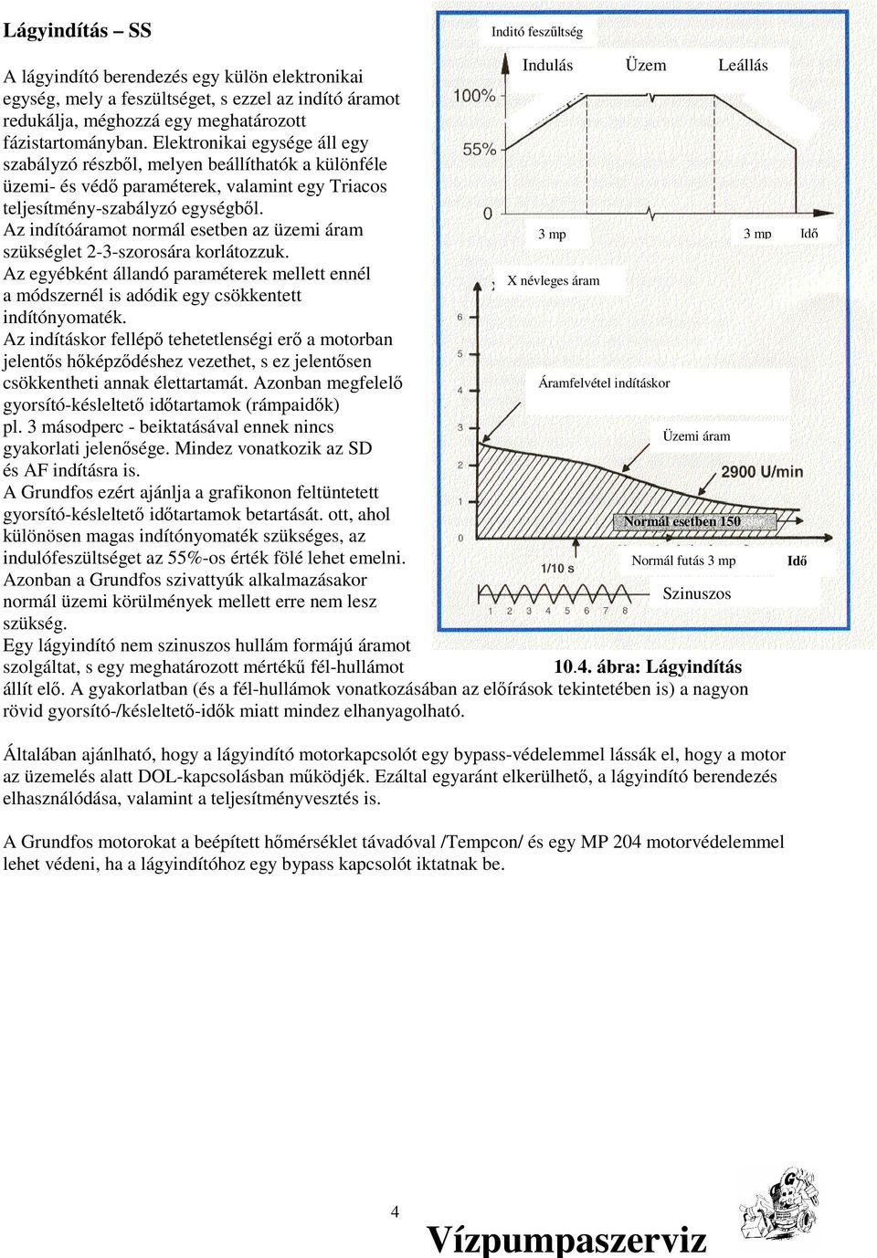 Az indítóáramot normál esetben az üzemi áram szükséglet 2-3-szorosára korlátozzuk. Az egyébként állandó paraméterek mellett ennél a módszernél is adódik egy csökkentett indítónyomaték.