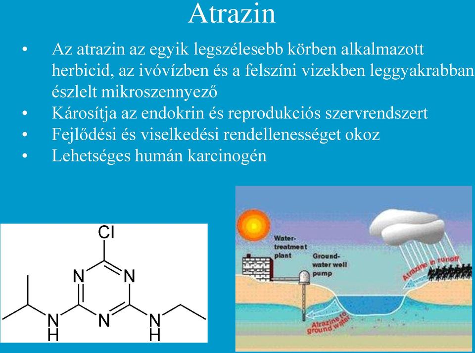 mikroszennyező Károsítja az endokrin és reprodukciós szervrendszert