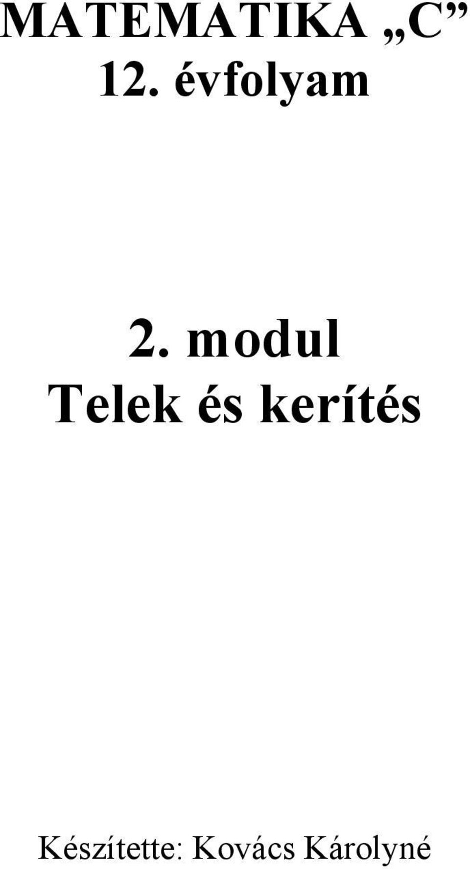 mdul Telek és