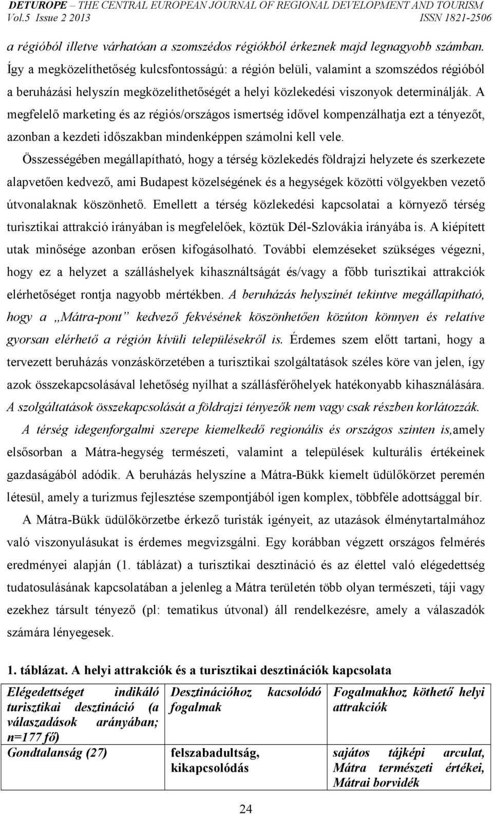 A megfelelő marketing és az régiós/országos ismertség idővel kompenzálhatja ezt a tényezőt, azonban a kezdeti időszakban mindenképpen számolni kell vele.