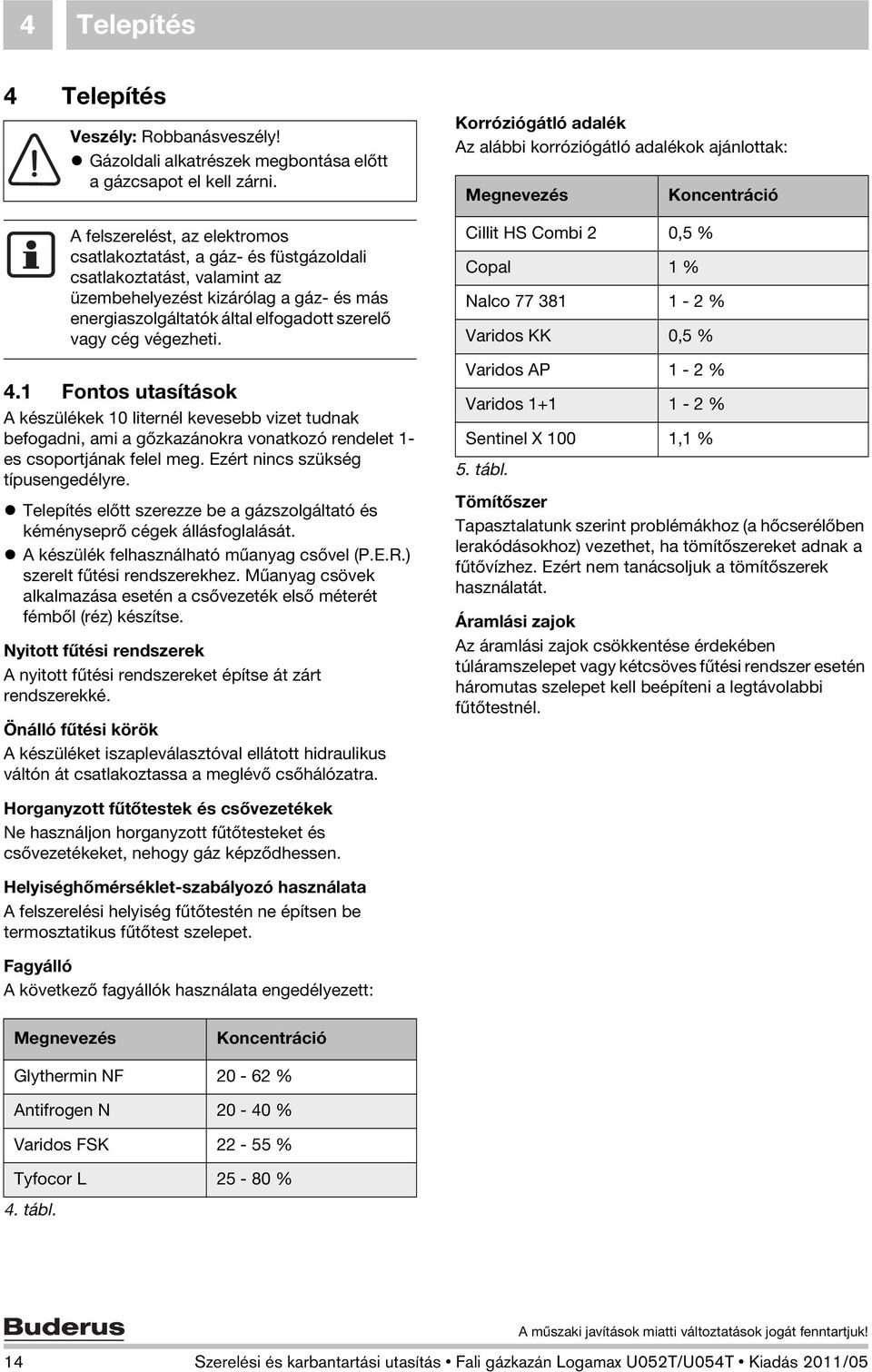 végezheti. 4.1 Fontos utasítások A készülékek 10 liternél kevesebb vizet tudnak befogadni, ami a gőzkazánokra vonatkozó rendelet 1- es csoportjának felel meg. Ezért nincs szükség típusengedélyre.