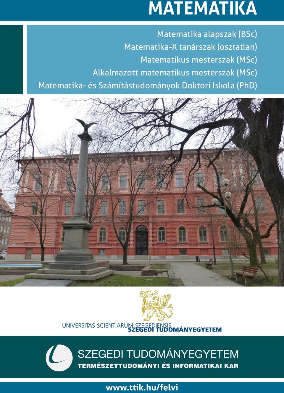 Alkalmazott matematikus mesterszak (MSc)