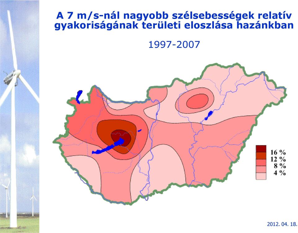 gyakoriságának területi